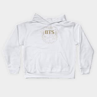 Raglan BTS logo Kids Hoodie